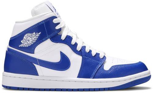 Tênis Nike Air Jordan 1 Mid - Kentucky Blue