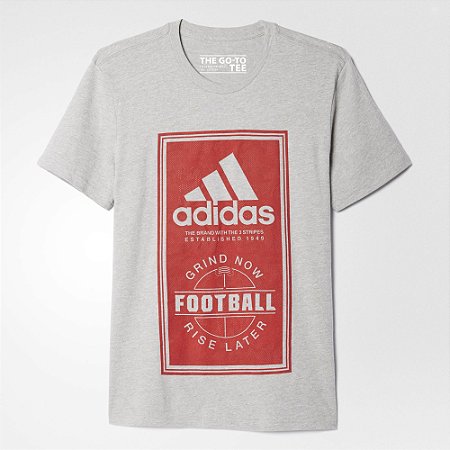 Camiseta Adidas Football Grind Now Rise Late