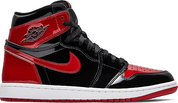 Tênis Nike Air Jordan 1 Retro High OG - Patent Bred