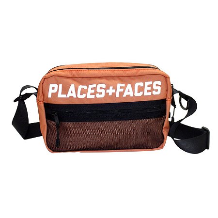 Places+Faces Refletive Pouch Bag - Orange