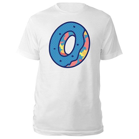 Camiseta Odd Future Donut O Logo White