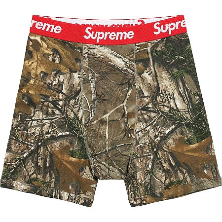 Supreme Hanes Boxer Briefs Fluorescent Yellow (2 Pack)