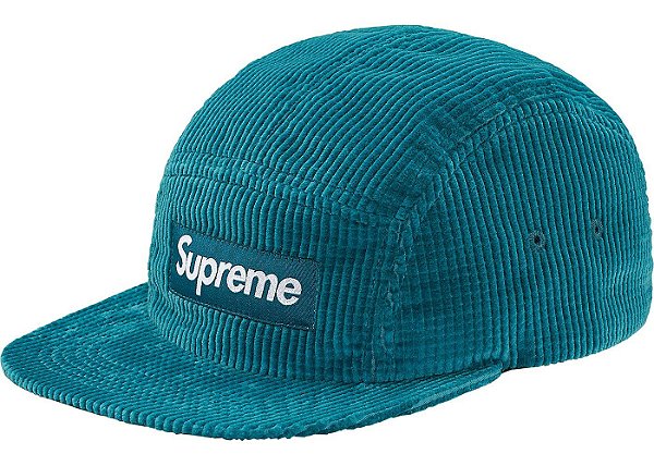 Boné 5-Panel Supreme Waffle Corduroy - Teal