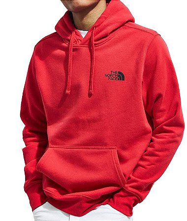 Moletom The North Face Box Logo - Red