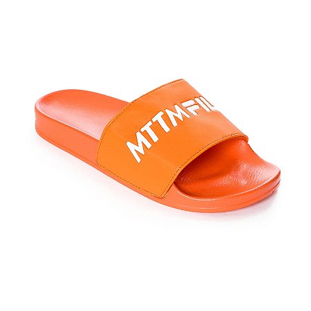 Chinelo MTTM x FILA Logo Slide - Orange