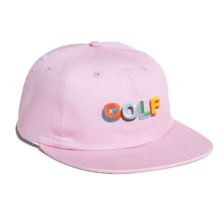 Boné Golf Wang 3D Logo Multi Color - Pink