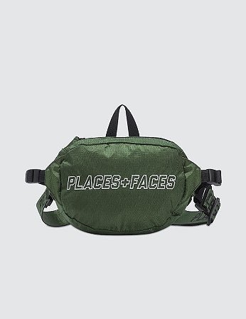 Places+Faces Pouch Bag - Green