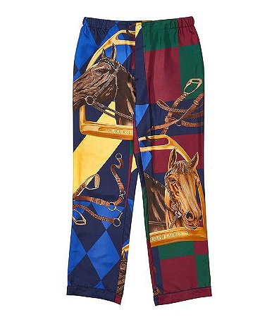 Calça Palace x Ralph Lauren Pyjama Silk Horse - Multi