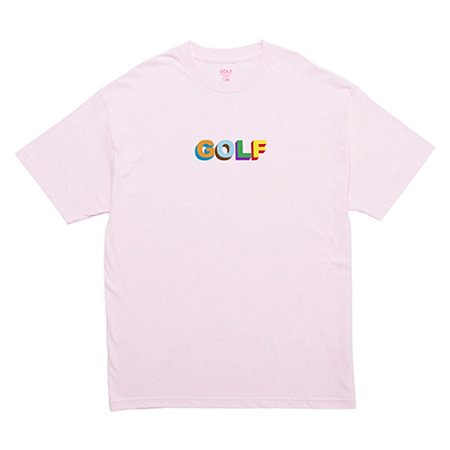 Camiseta Golf Wang 3D Multi Color - Pink