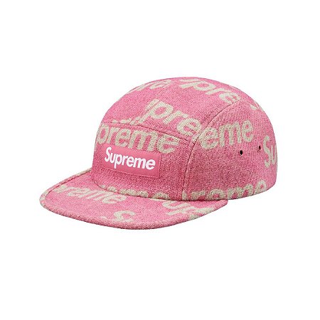 Boné 5-Panel Supreme Harris Tweed - Pink