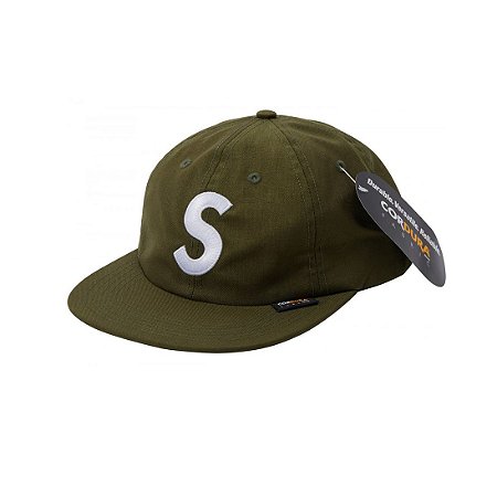 Boné 6-Panel Supreme Cordura S Logo - Olive