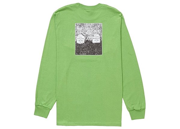 Camiseta Supreme Long Sleeve The Real Shit - Green - Four Gang