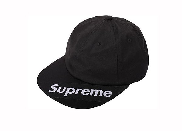 Boné 6-Panel Supreme Visor - Black