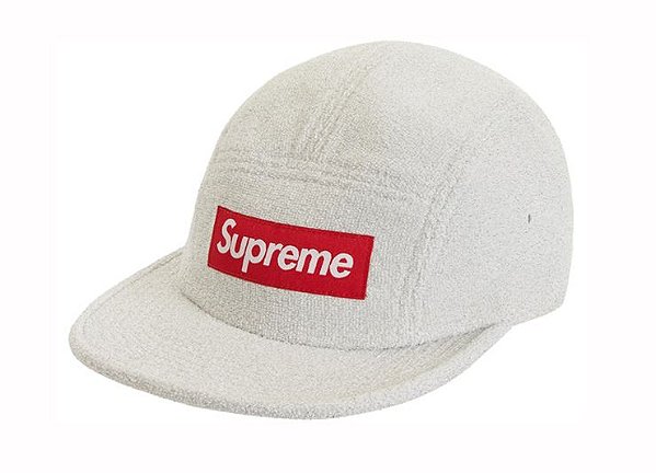 Boné 5-Panel Supreme Glitter Terry - White