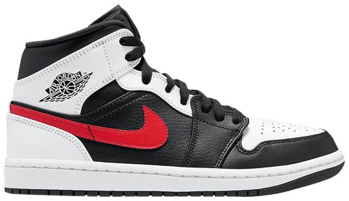 Tênis Nike Air Jordan 1 Mid - Black Chile Red