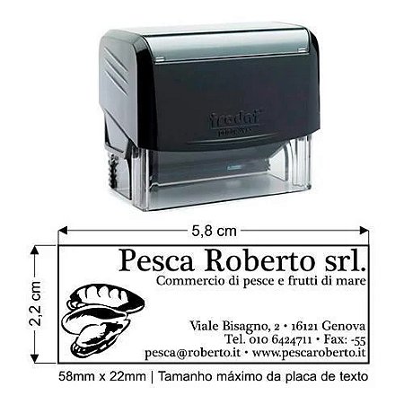 Carimbo Trodat Printy 3913 - 58x22mm
