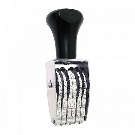 Numerador manual 6 dígitos 4mm