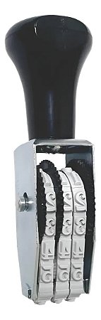 Numerador manual 3 dígitos 5mm Estreito