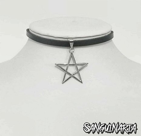 Choker Pentagrama