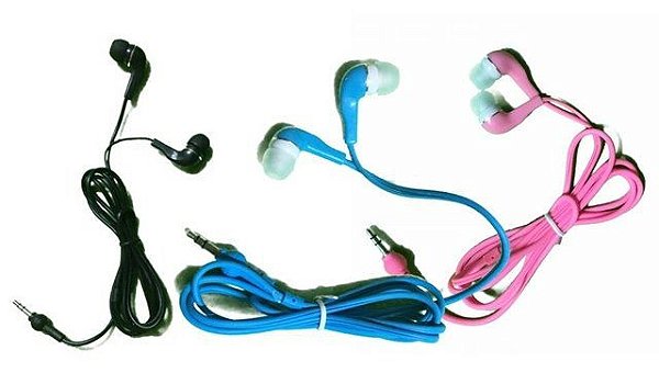 Fone de ouvido simples com microfone Outlet