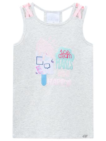 Blusinha Menina Anjo - Ice Cream
