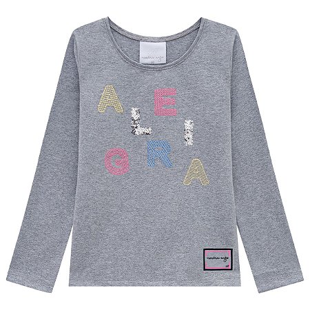 Blusinha Menina Anjo - Alegria