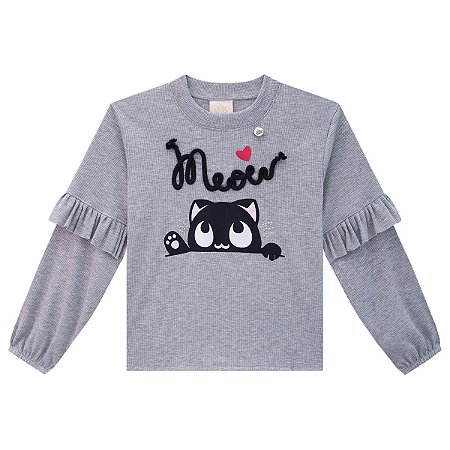 Blusinha Kiki Xodó - Meow