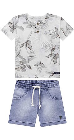 Conjunto Onda Marinha - Folhagem