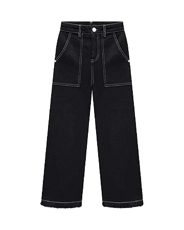 Calça Wide Leg Nina Go - 16 e 18