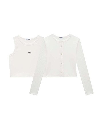 Conjunto Cardigan e Regata - Nina Go - 14 ao 18
