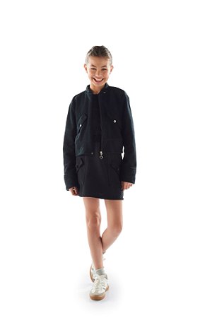 Jaqueta Bomber Menina Anjo - 12 ao 18