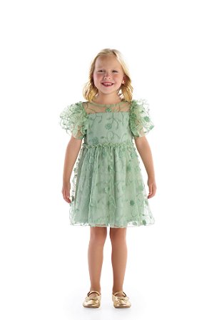 Vestido Kiki Tule Bordado com Pérolas 1 ao 4