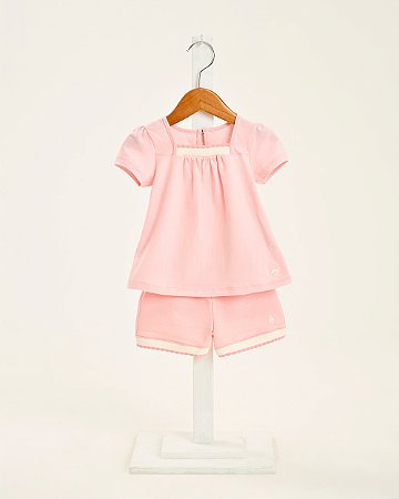 Conjunto Infantil Somnii Bata com Shorts Moletinho – 1 ao 3