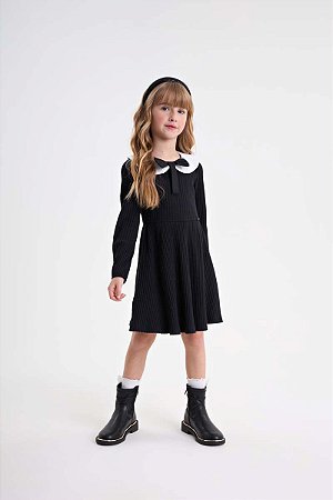 Vestido Somnii Manga Longa com Laço - 4 ao 12