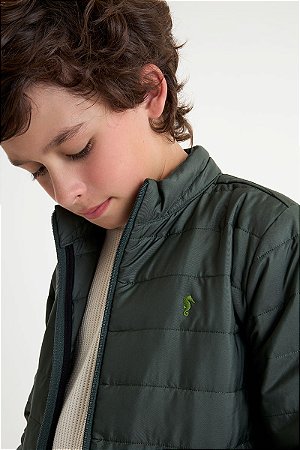 Jaqueta Nylon Matelassê Onda Marinha 4 ao 18