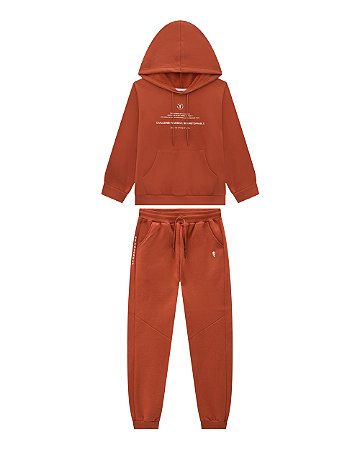 Conjunto Moletom Onda Marinha com Capuz 10 ao 14