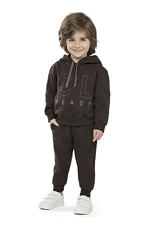 Conjunto Colorittá Moletom Estampado 4 ao 8