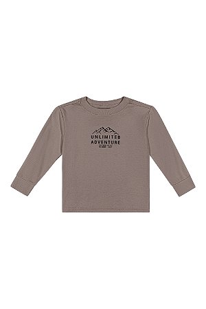 Camiseta Colorittá Manga Longa Montanhas Alto Relevo 1 ao 8