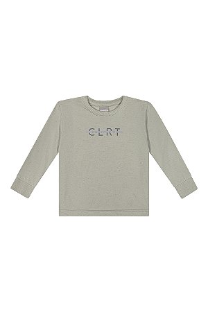 Camiseta Colorittá Manga Longa Alto Relevo Punho Largo 1 ao 8