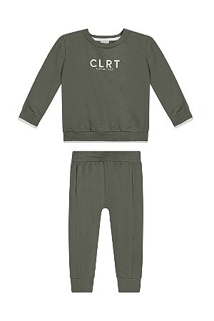 Conjunto Colorittá Moletom Bordado 4 ao 8