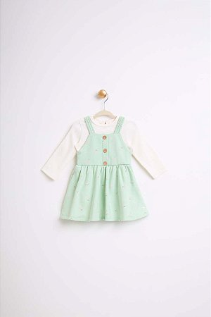 Conjunto Bebê Somnii Salopete e Body - P ao GG