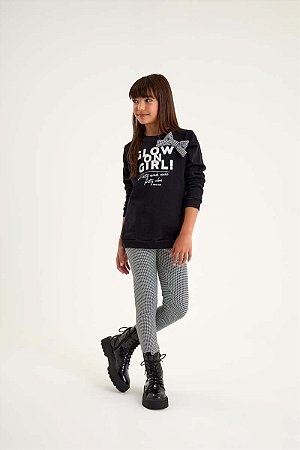 Conjunto Juvenil Nina Go Blusão e Legging - 12 ao 16