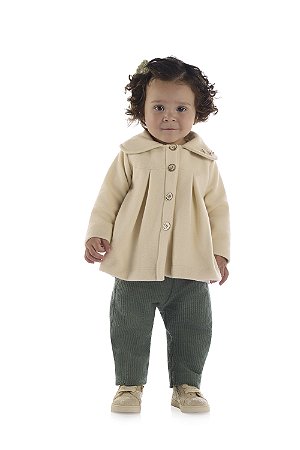Conjunto Kiki Bebê Casaco Soft e Calça - P ao G