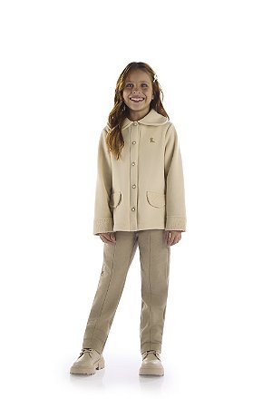 Conjunto Kiki Infantil Casaco Soft e Calça - 6 ao 12