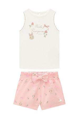 Conjunto Somnii Regata Coelhinho Laço P ao GG