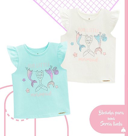 Blusinha Açucena - Mermaid