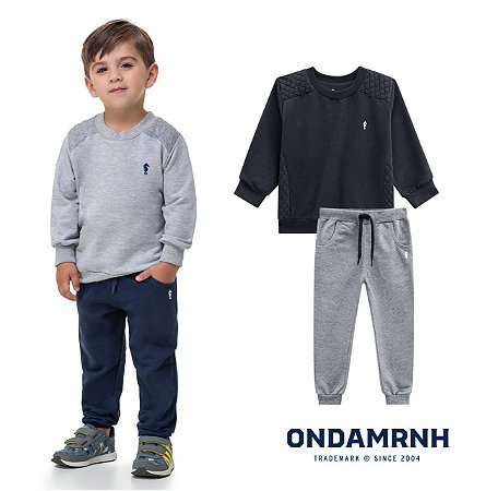 Conjunto Onda Marinha - Matelassê