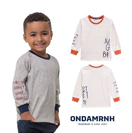 Camiseta Onda Marinha - Boy