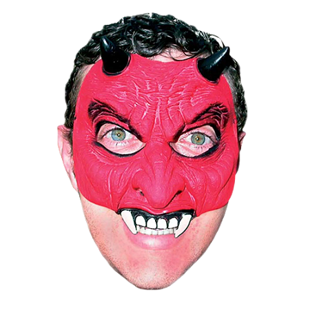Máscara Diabo Metade