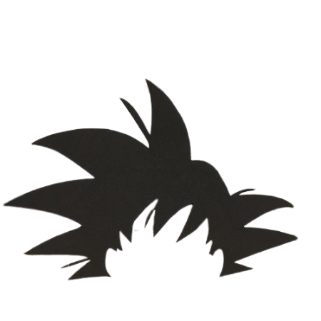 Cabelo de goku png